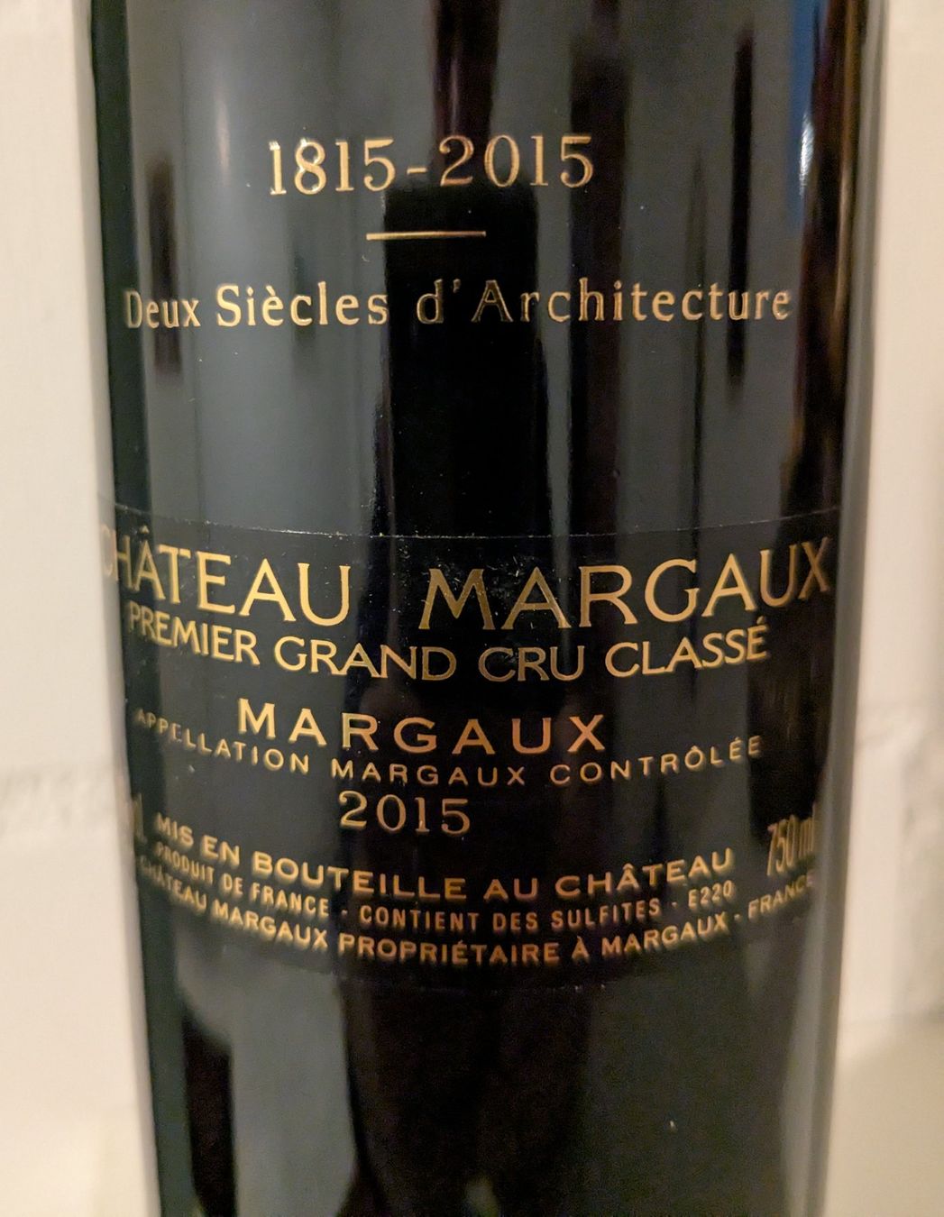 Château Margaux Vins: Château Margaux 2015 – Neuf (Voir description) à Giffers par agu25 1