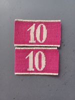 2 Achselnummern 1875/98, Kavallerie, Auszug, Guiden, Schw 10