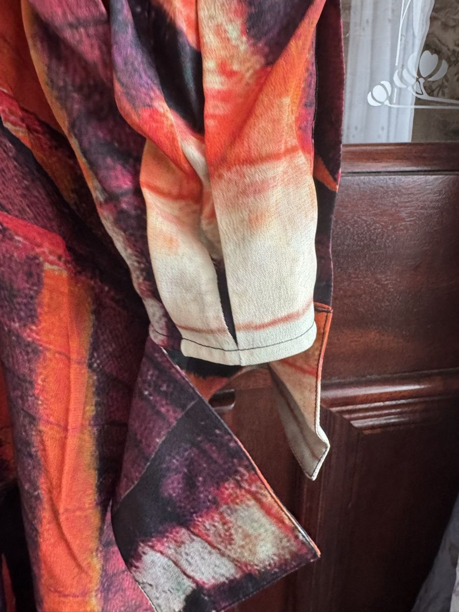Vestiti: 100% Seide Kleid Tunika – Usato da Obfelden venduto da cesarina10 3
