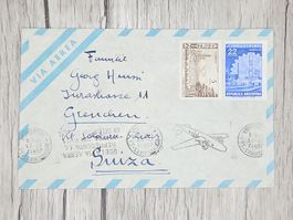 CL14 Enveloppe + Timbre Argentine 1953