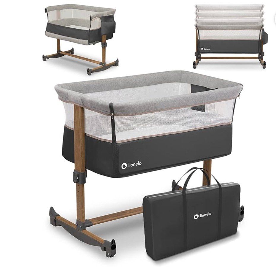 Sdraiette & Sdraiette a dondolo: Lionelo Leonie 3-in-1 Baby Cot, Rocking Function – Usato da Adliswil venduto da pim_7zcb 3