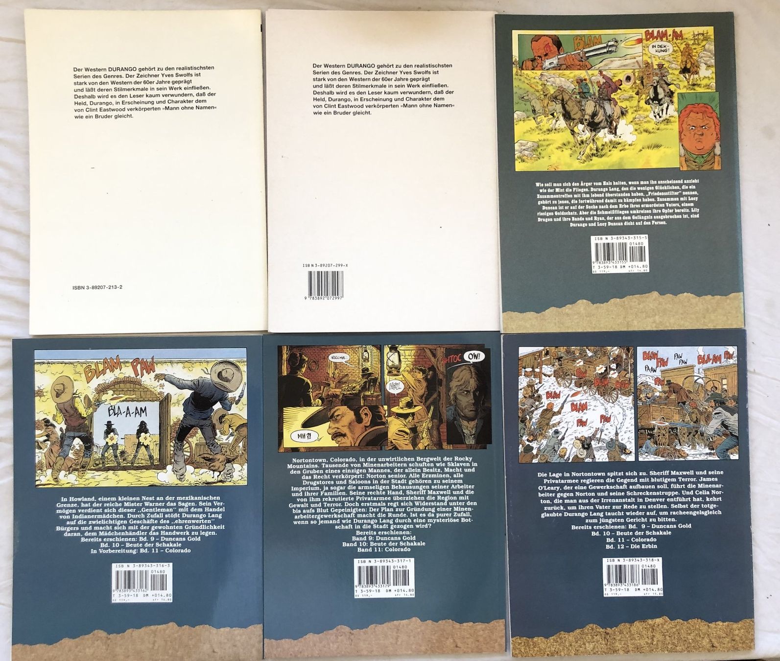 Fumetti: Set - Durango Comics - Bände 1-12 - Softcover - Yves Swolfs – Usato da Schaffhausen venduto da durruti 6