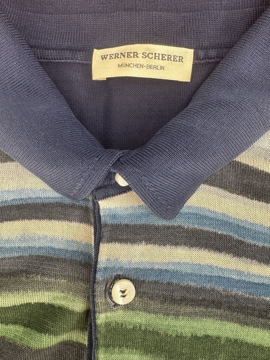 Magliette Polo: Werner Scherer Seiden-Poloshirt Gr. L – Usato da Killwangen venduto da was.sharp 3