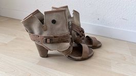 Stylische Wrangler Sandaletten Gr. 38  Beige/Taupe