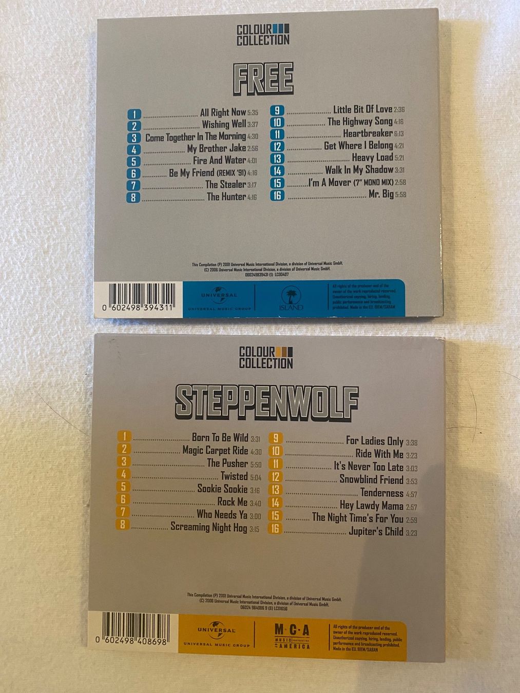 CD: Free & Steppenwolf - Colour Collection – Nuovo (secondo la descrizione) da Duggingen venduto da Kisha010 2