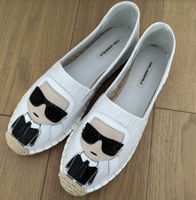 Karl Lagerfeld Damenschuhe Espadrilles Schuhe Gr.41 Weiss