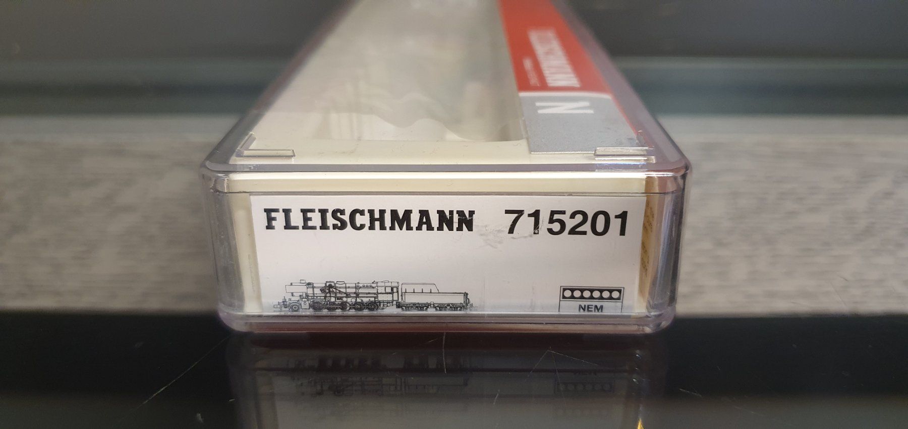 Fleischmann Modelleisenbahnen: FLEISCHMANN:N: DB DAMPFLOK BR 52 715201 TOP/OVP – Gebraucht aus Biglen von taunus82 7