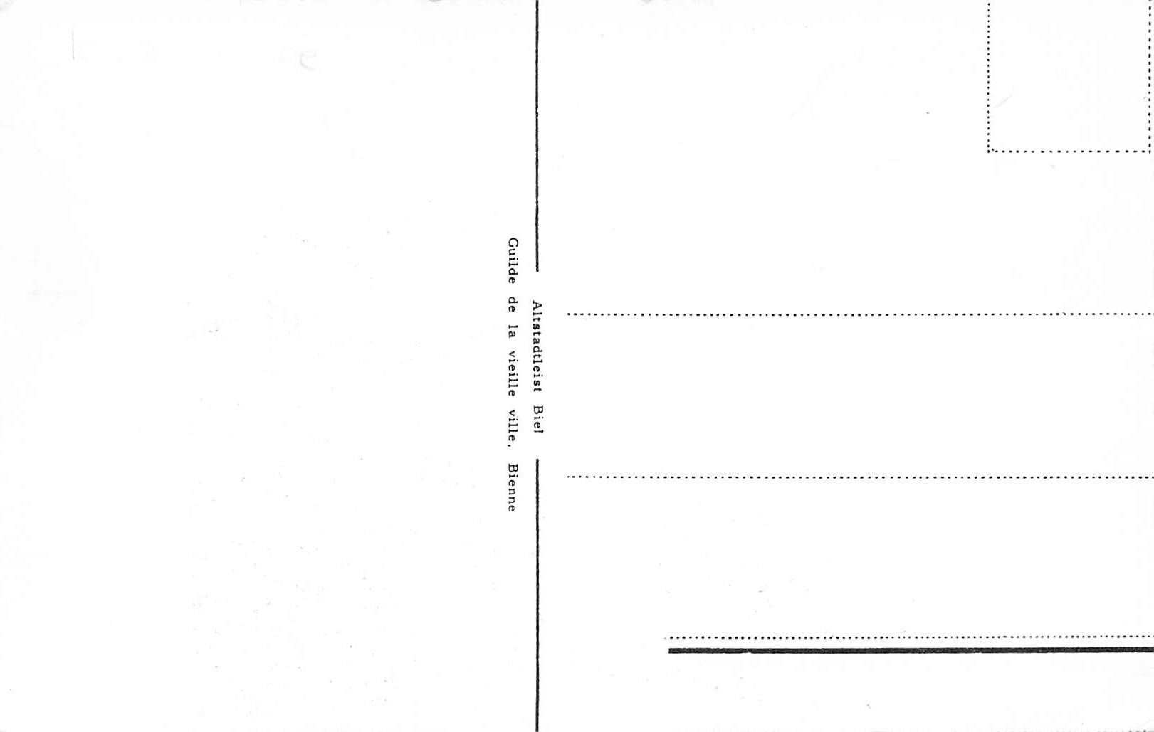 Cartoline postali: Bienne place du marche Vieh – Usato da Biasca venduto da Blenio71 1