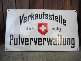 PULVERVERWALTUNG EMAILLESCHILD