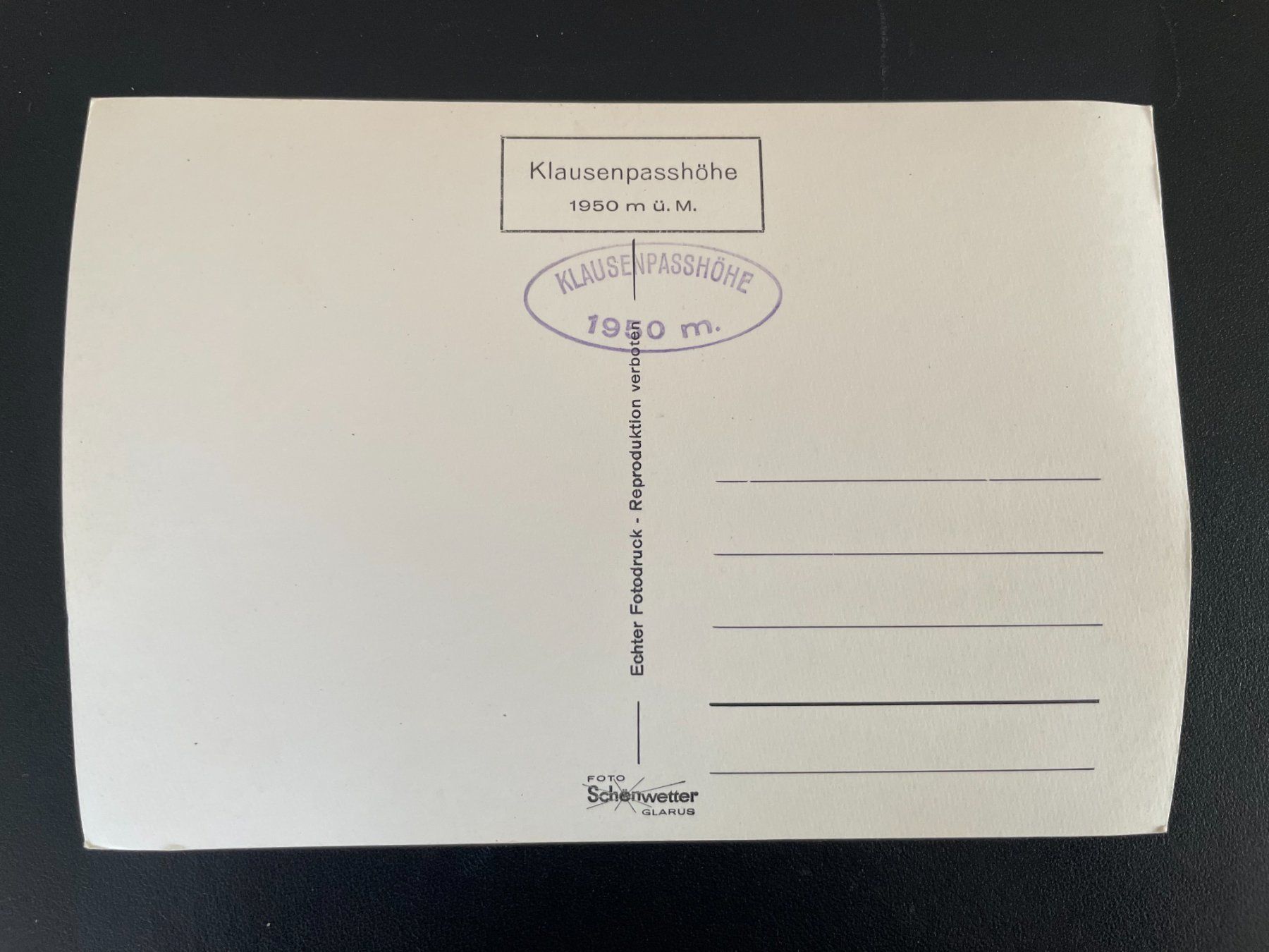 Cartoline postali: AK GL Vorfrutt mit Claridenstock – Usato da Thal venduto da Danny82 1