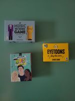 3 Party-/Kartenspiele: Eyetoones, 90ies, Music Memory