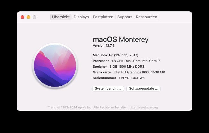 Apple Notebook: MacBook Air 13" 2017 / 8GB / 128GB SSD – Usato da Meisterschwanden venduto da Discus0 1