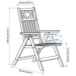 Ikea Sedie: Two solid wood outdoor reclining chairs – Usato da Basel venduto da nip_9w9w 8