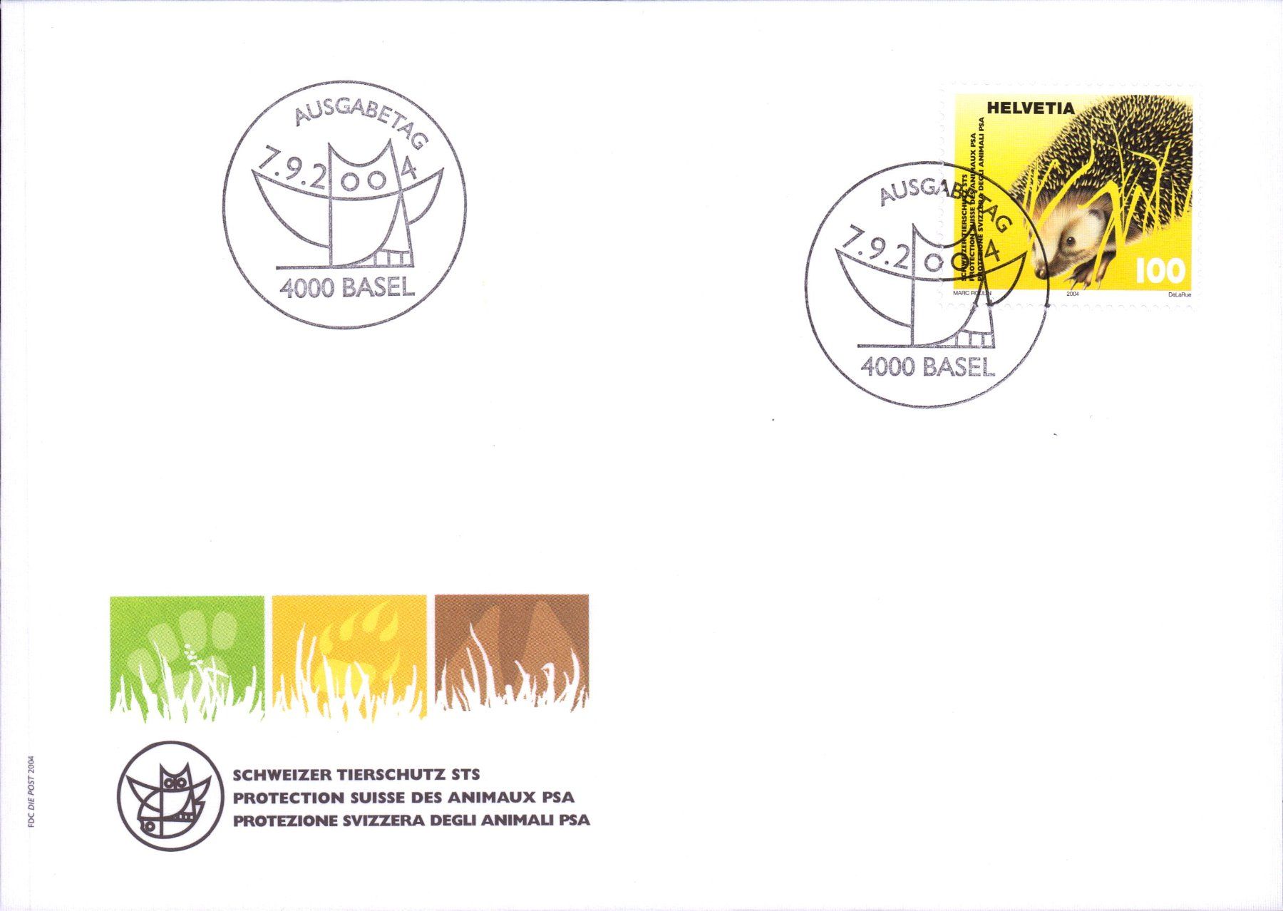Tutti i francobolli: 2004 FDC Tierschutz        KW 10.00 – Usato da Eggersriet venduto da stamp303 2