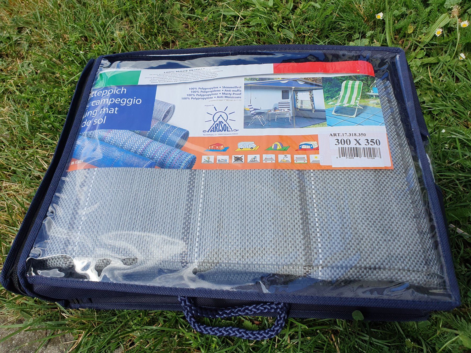 Vorzelte & Markisen: Arisol Vorzeltteppich - 300 x 350 cm - NEU – Neu und originalverpackt aus Feuerthalen von