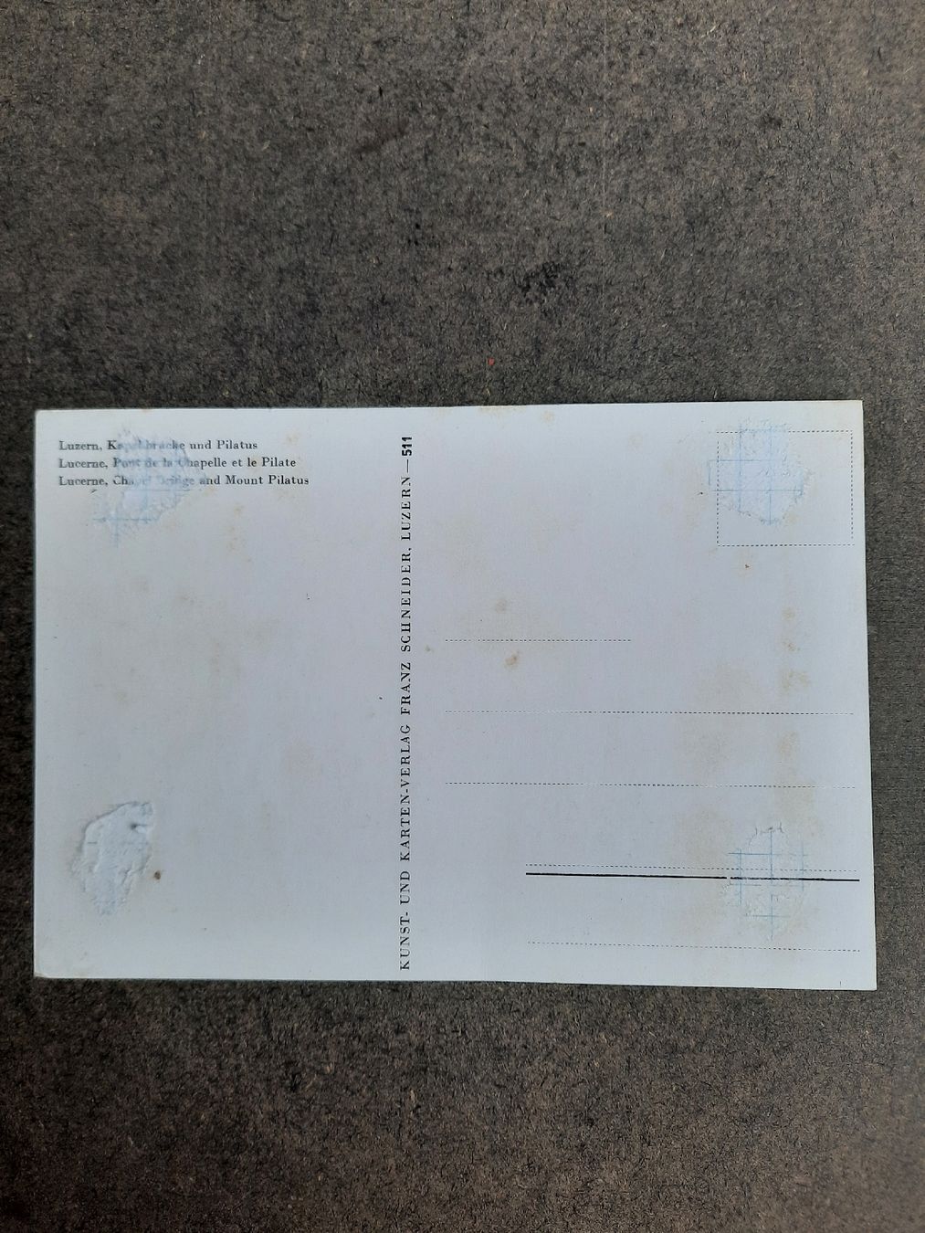 Cartoline postali: alte Ansichtskarte Luzern Kapellbrücke und Wasserturm – Usato da Nottwil venduto da mar_jqm7 1