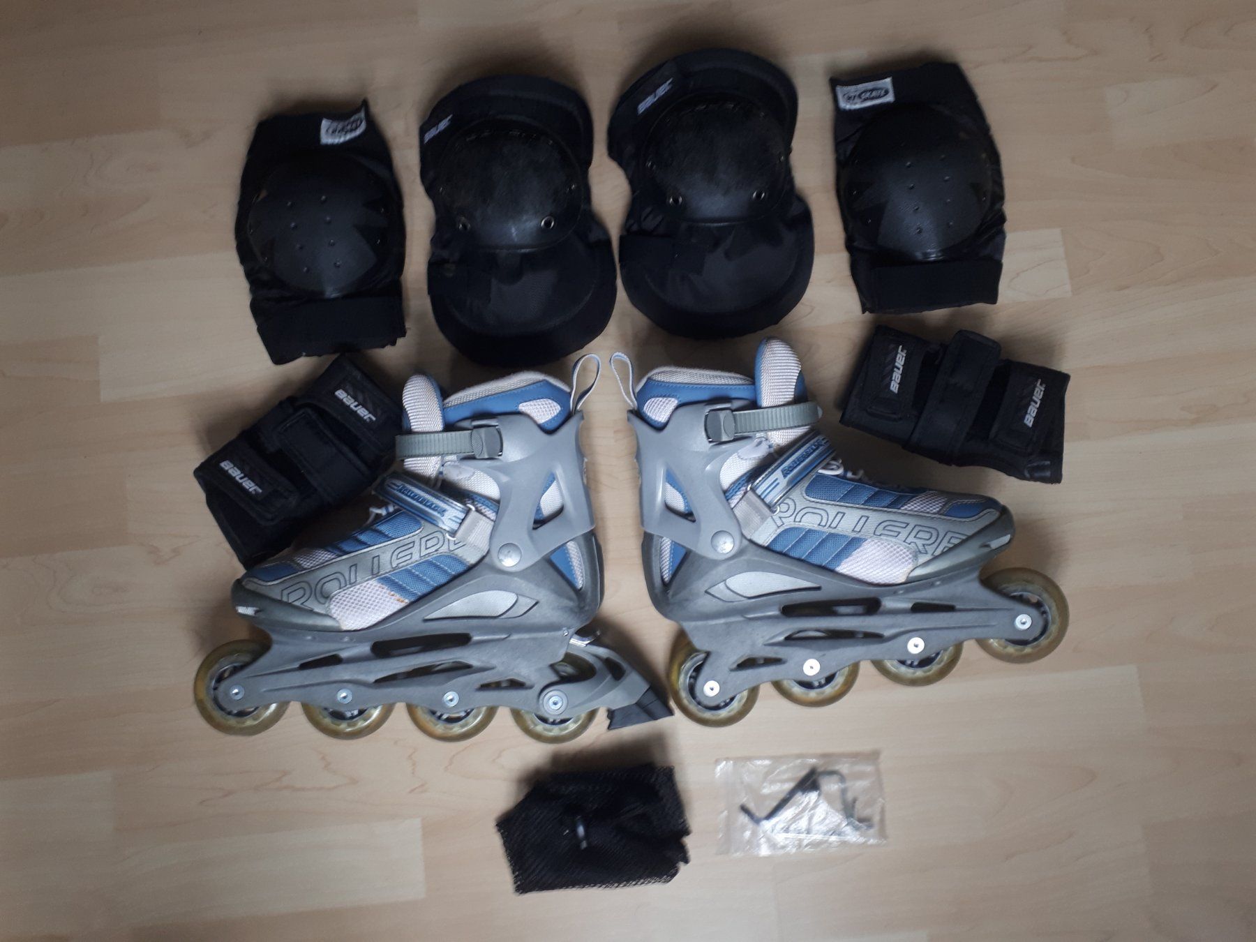 Pattini in linea & Pattini a rotelle: Inline Skates ROLLER B  Grösse 40,5 mit Gelenkschütz – Usato da Dürnten venduto da kuh_7mdq 5