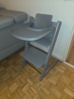 Hochstuhl Stokke Tripp Trapp mit Baby-Set und Tray, grau