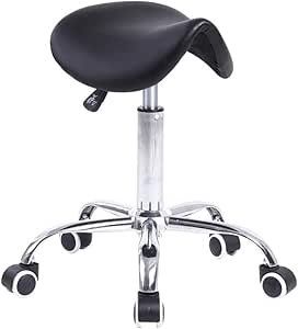 Sgabelli: Rollhocker Arbeitshocker Barhocker drehbar mit Sattelsitz – Nuovo e nell'imballaggio originale da Zürich venduto da Novamart