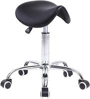 Rollhocker Arbeitshocker Barhocker drehbar mit Sattelsitz