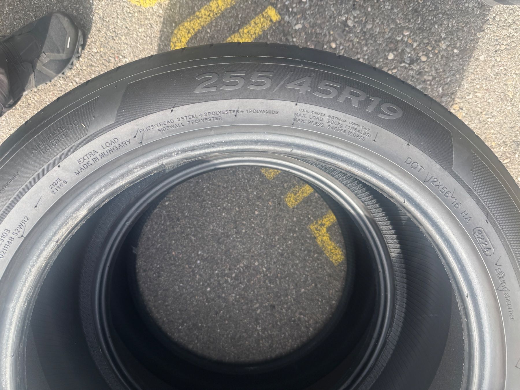 Hankook Pneumatici & Ruote complete: 255/45R19 – Usato da Widen venduto da Dinero02 3