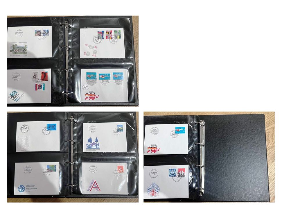 Grosses Album mit Couverts FDC Sehr guter Zustand Kaufen auf Ricardo
