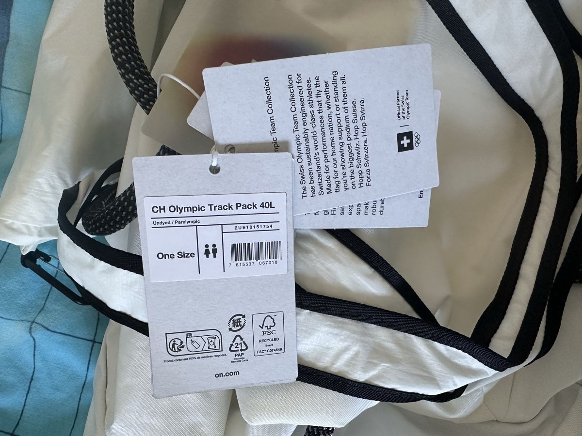 Sacs: CH Olympic Track Pack 40L (Paralympic Version) – Neuf (Voir description) à Kerzers par emu53 2
