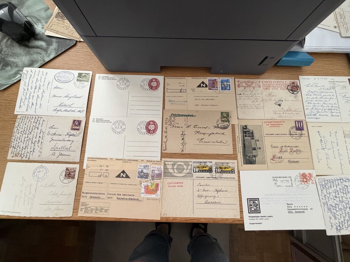 Ansichtskarten: 50 Ansichtskarten/Postkarten Schweiz ab Alt – Gebraucht aus Murgenthal von Tina_4055