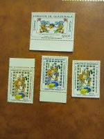 Timbres Guatemala Q0.05 et Q0.01