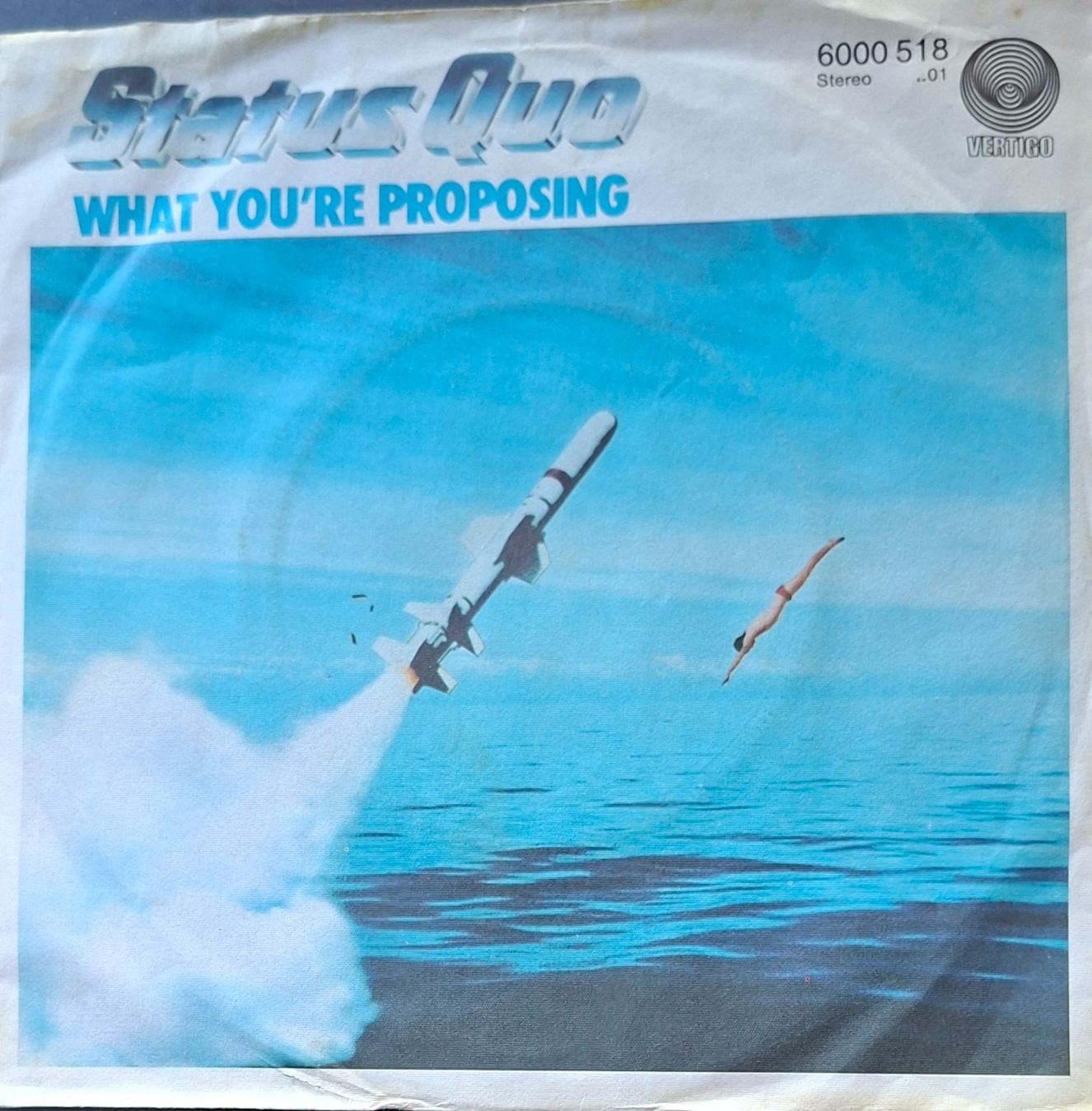 Dischi in vinile: Vinyl-Single Status Quo - What You're Proposing – Usato da Langenthal venduto da Modo39