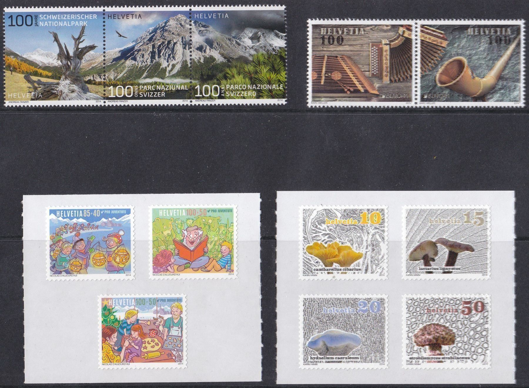 Tutti i francobolli: 2014 Original Jahresbuch   Komplett  ** Postfrisch ** – Nuovo (secondo la descrizione) da Adliswil venduto da Aenti 4