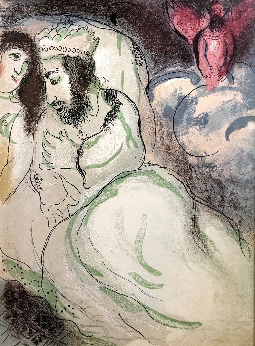 Grafica & Litografie: Marc Chagall 3 Drucke: "Dessins pour la Bible" – Usato da Nennigkofen venduto da babag 3