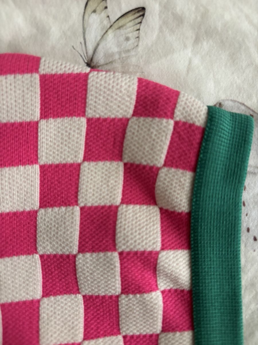 Vestiti: Pink white checkered pattern dress unisex, fits M/L – Nuovo (secondo la descrizione) da Zürich venduto da fco_wl97 1