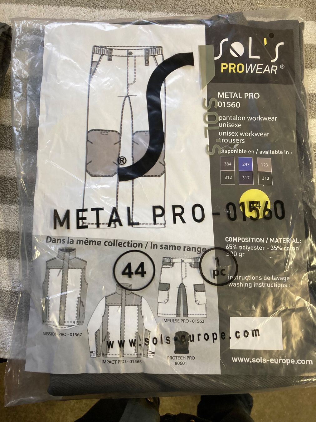 Pantaloni: Robuste Arbeitshose / Trekkinghose, Grau, Gr. 44 Top! – Nuovo e nell'imballaggio originale da Aarwangen venduto da to-hirschi 5