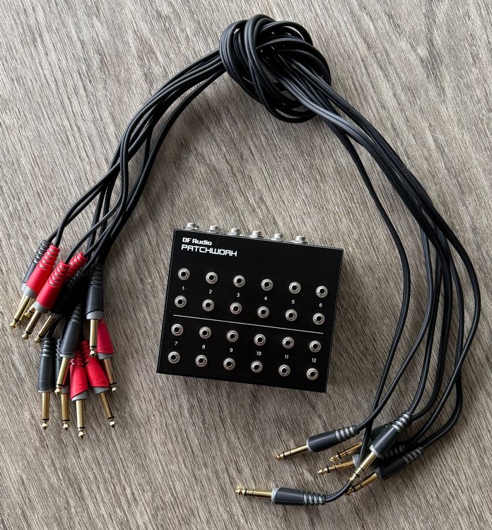 DF Audio - Patchwork mit 6 Klotz Insert Kabel (Gebraucht) in Rüschlikon ...