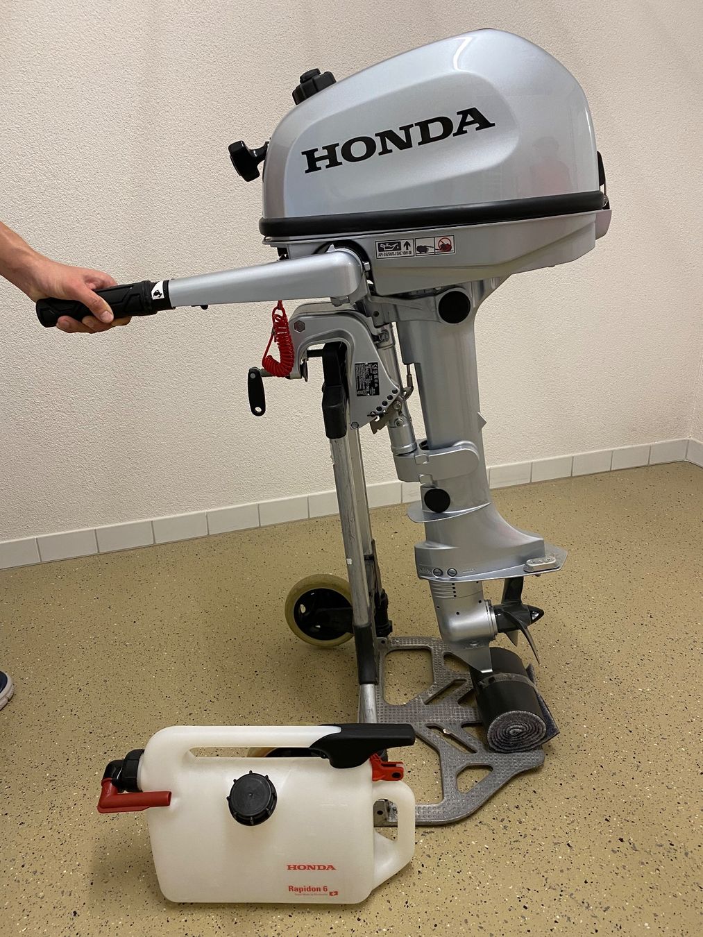 Yam Barche: Schlauchboot mit Benzinmotor 6PS und Elektromotor – Usato da Stallikon venduto da groetzyric 5