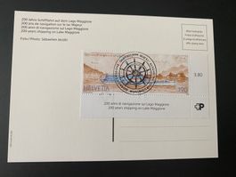 2026 Karte 200 Jahre Dampfschifffahrt Lago Maggiore