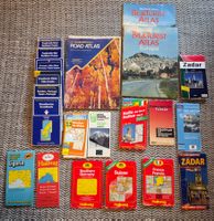 Lot de cartes routières & atlas vintage 1971-2019