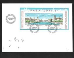 FDC W64 Block Naba Zürich ET 24.5.1984