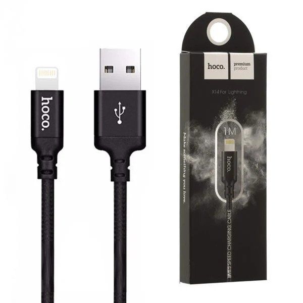 Cavi: IPhone 11, 12, 13, 14 Kabel von HOCO 1m schwarz – Usato da Basel venduto da tniederlaender