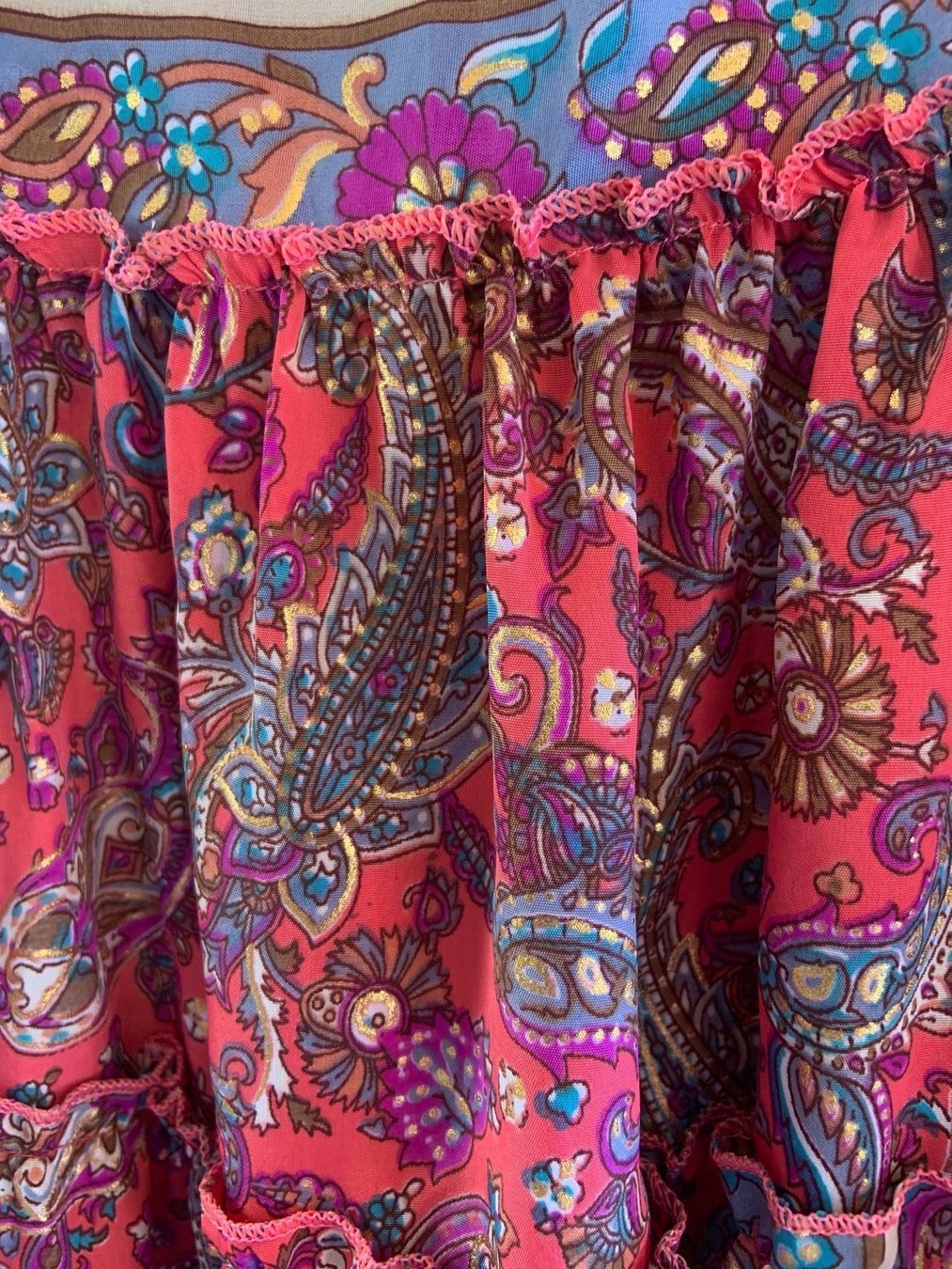 Kleider: Boho Stufenkleid / Tunika aus Seide/ Viscose – Neu (gemäss Beschreibung) aus Sigriswil von ck56 6
