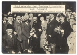 Riesen-AK Rückkehr der drei Berliner Lu