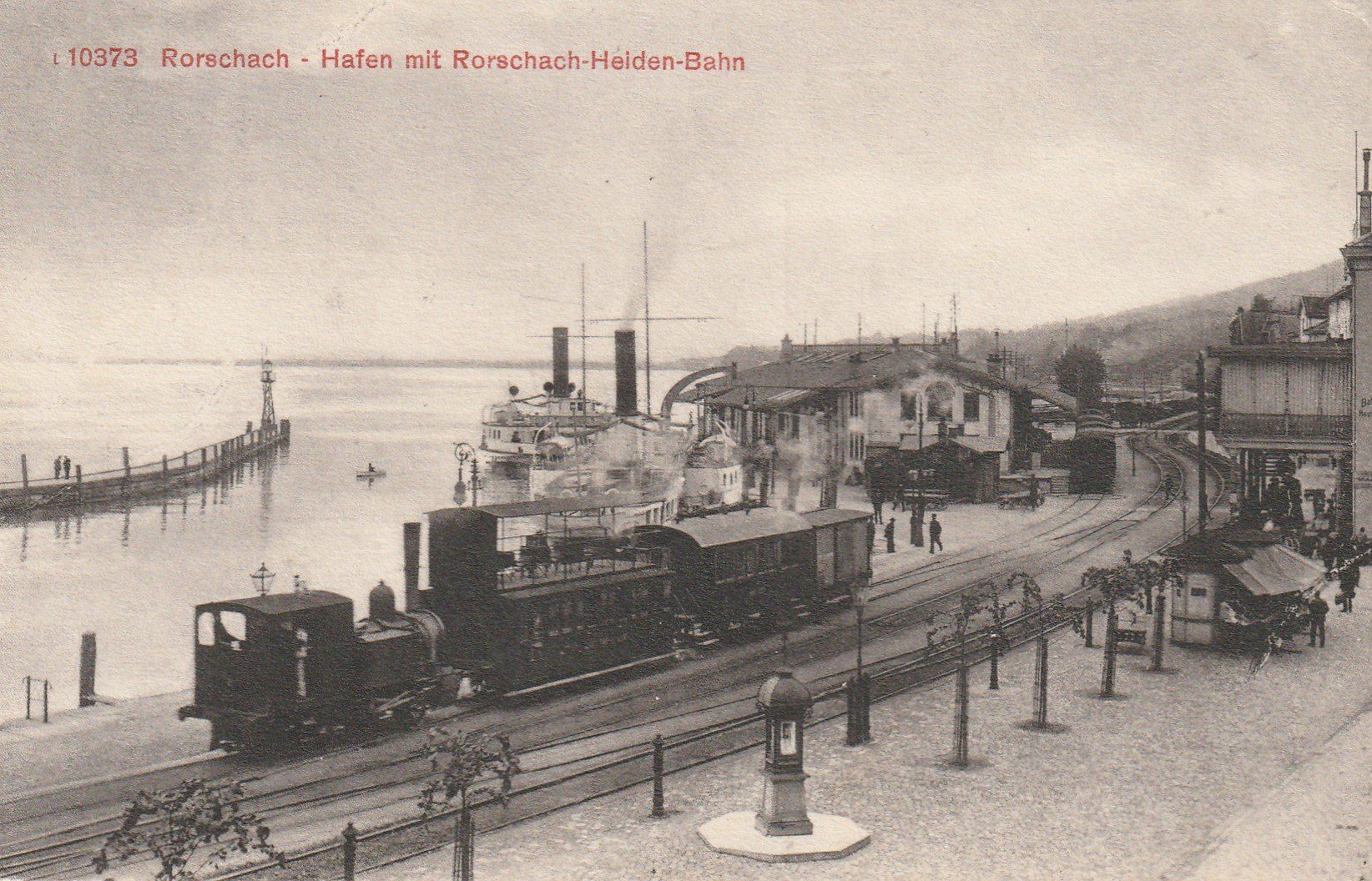Ansichtskarten: Rorschach Hafen mit Heidenbahn – Gebraucht aus Rorschacherberg von fratovi2