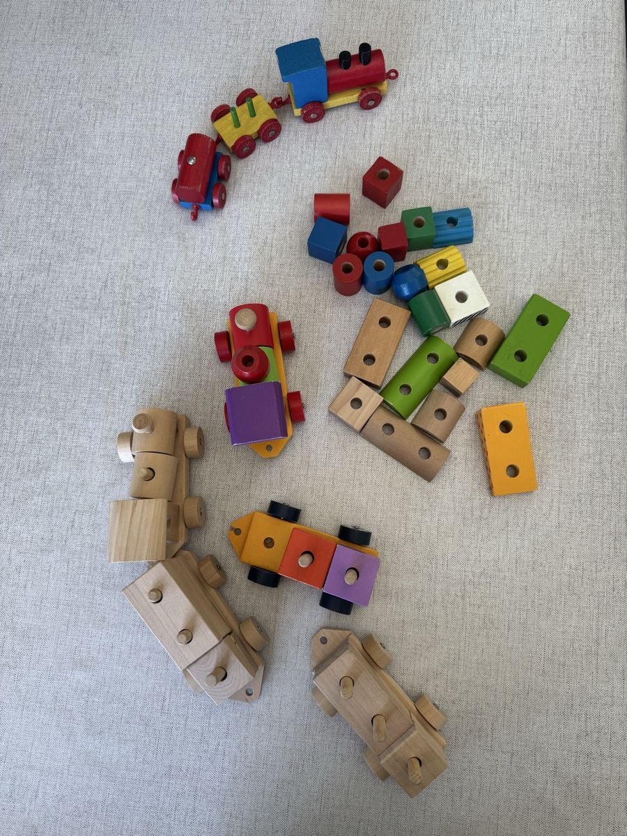Giocattoli: Holzspielzeug Zugset mit Bausteinen – Usato da Reichenburg venduto da Noele123 2