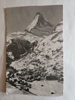Carte postale ancienne Zermatt Matterhorn 1947 état usé