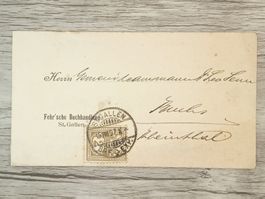 TR56 Document + Timbre Suisse 1907