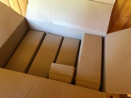 Fruchtschalen aus Karton, 514 Stück