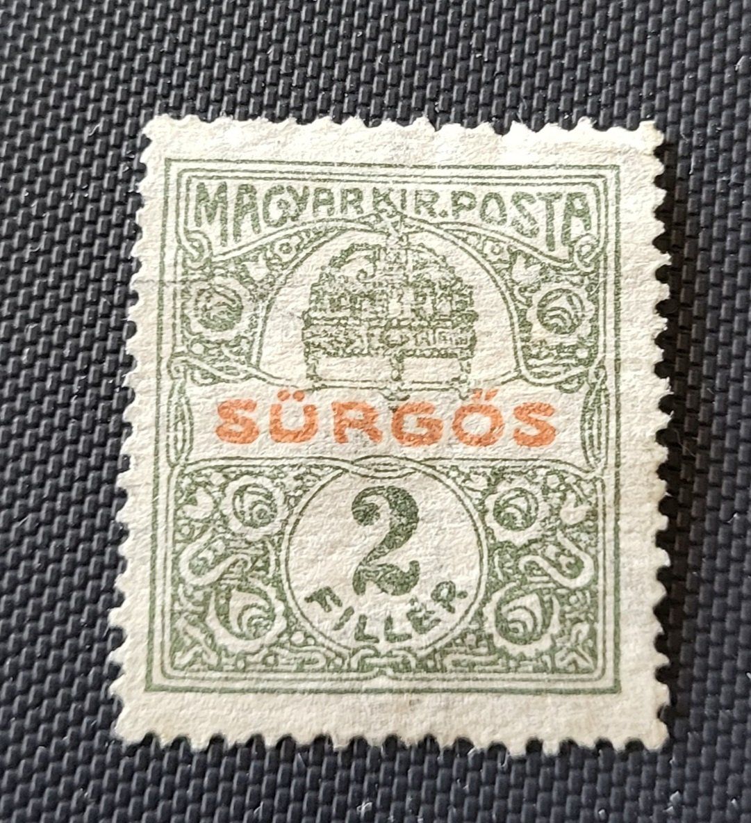 Tutti i francobolli: Ungarn 1916 alte briefmarke – Usato da St Gallen venduto da Stampsalshobby