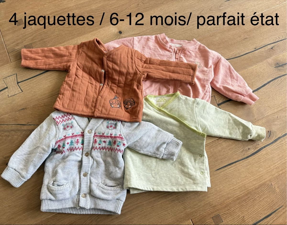 Lotti & Set di vestiti: Lot de jaquettes 6-9 mois – Usato da Biel/Bienne venduto da Milenegc