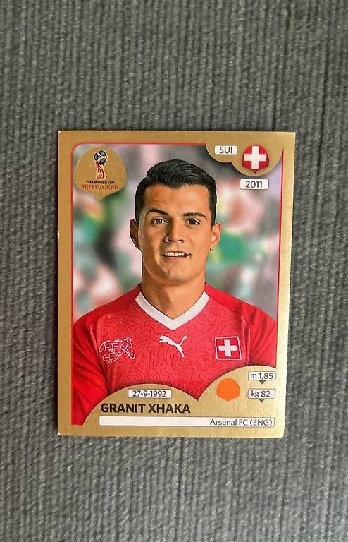 Panini Carte collezionabili: Granit Xhaka Panini 2018 WM – Nuovo (secondo la descrizione) da Schöftland venduto da Triistann